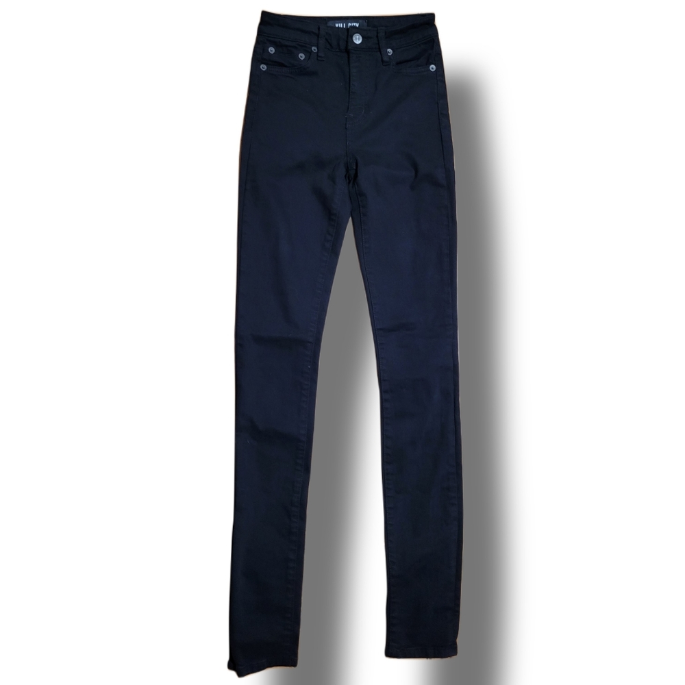 Kill City Jeans Black Hi Wire Skinny Jeans NWOT 23